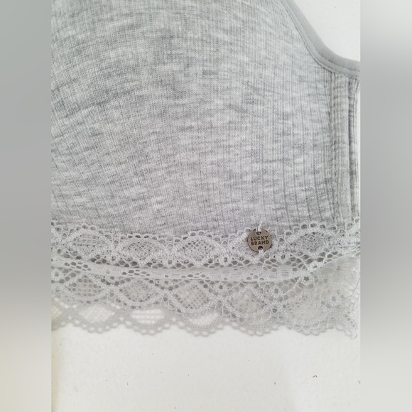 NWT Lucky Brand 2 pack Wireless Bras Size 36C Blue Gray - Picture 10 of 10